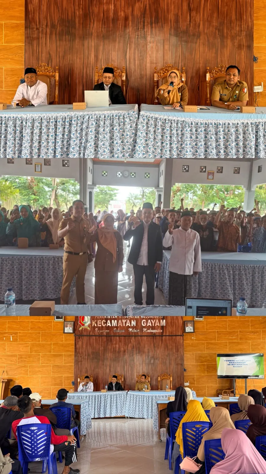 PEMBINAAN DAN PENANDATANGANAN PENCAIRAN INSENTIF BAGI PELAKU KEAGAMAAN SE-KECAMATAN GAYAM TAHUN 2026