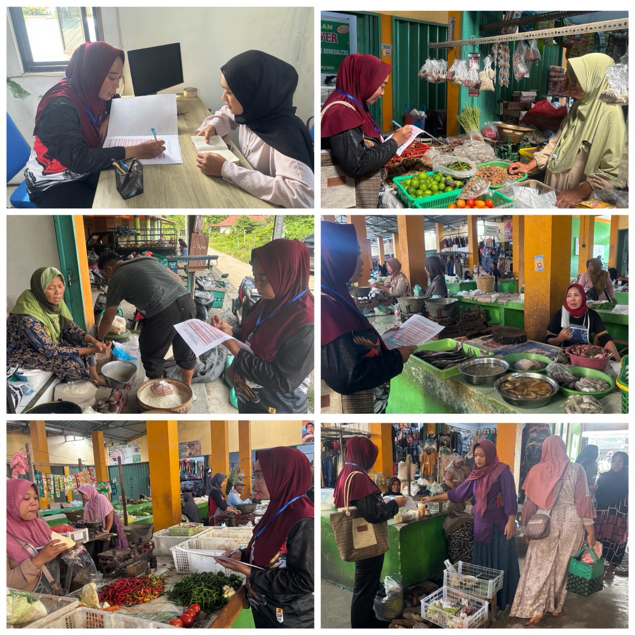 Pemantauan Harga Bahan Pokok di Pasar Desa Kecamatan Gayam