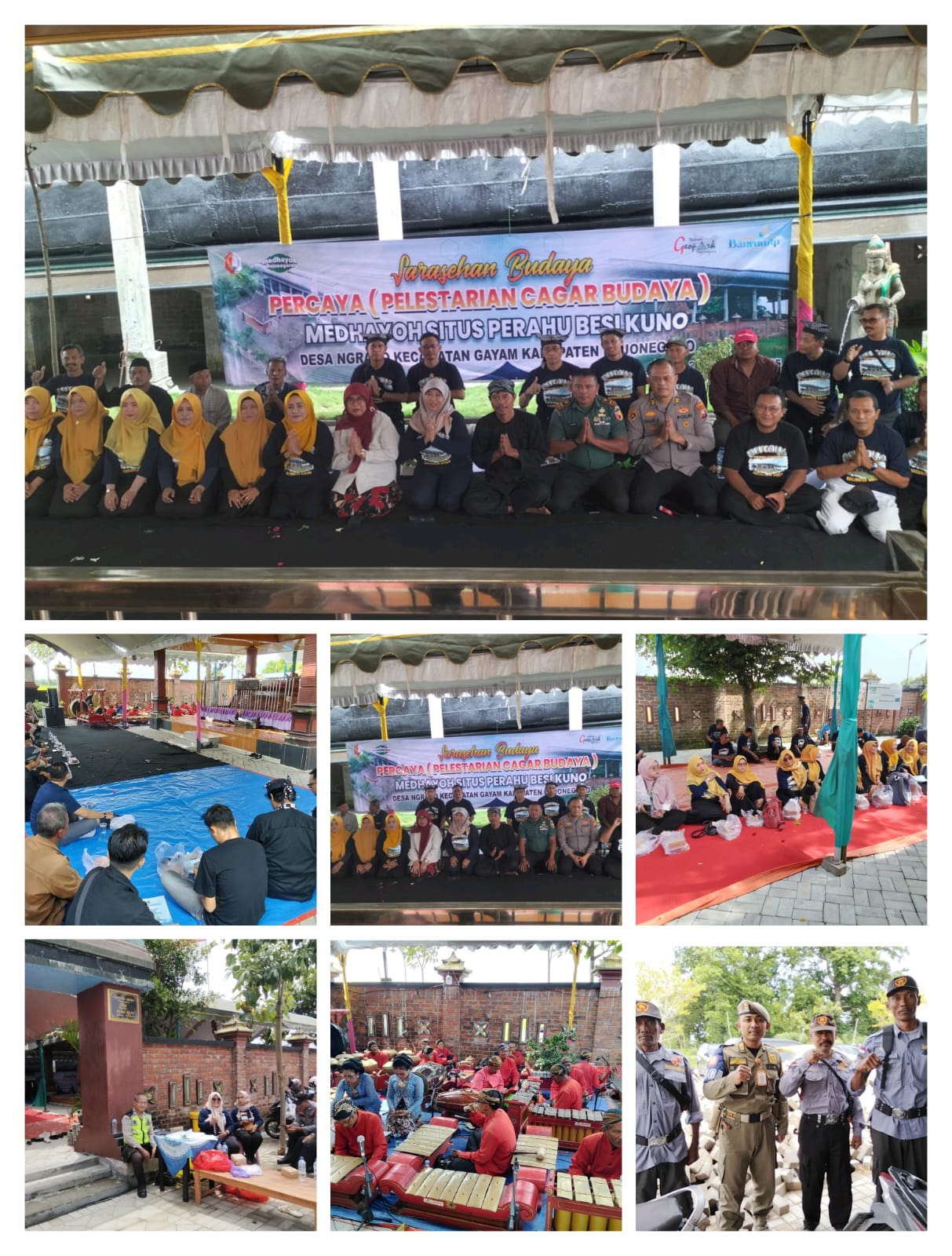 Sarasehan Budaya PERCAYA ( Pelestarian Cagar Budaya ) Medhayoh Situs Perahu Besi Kuno.