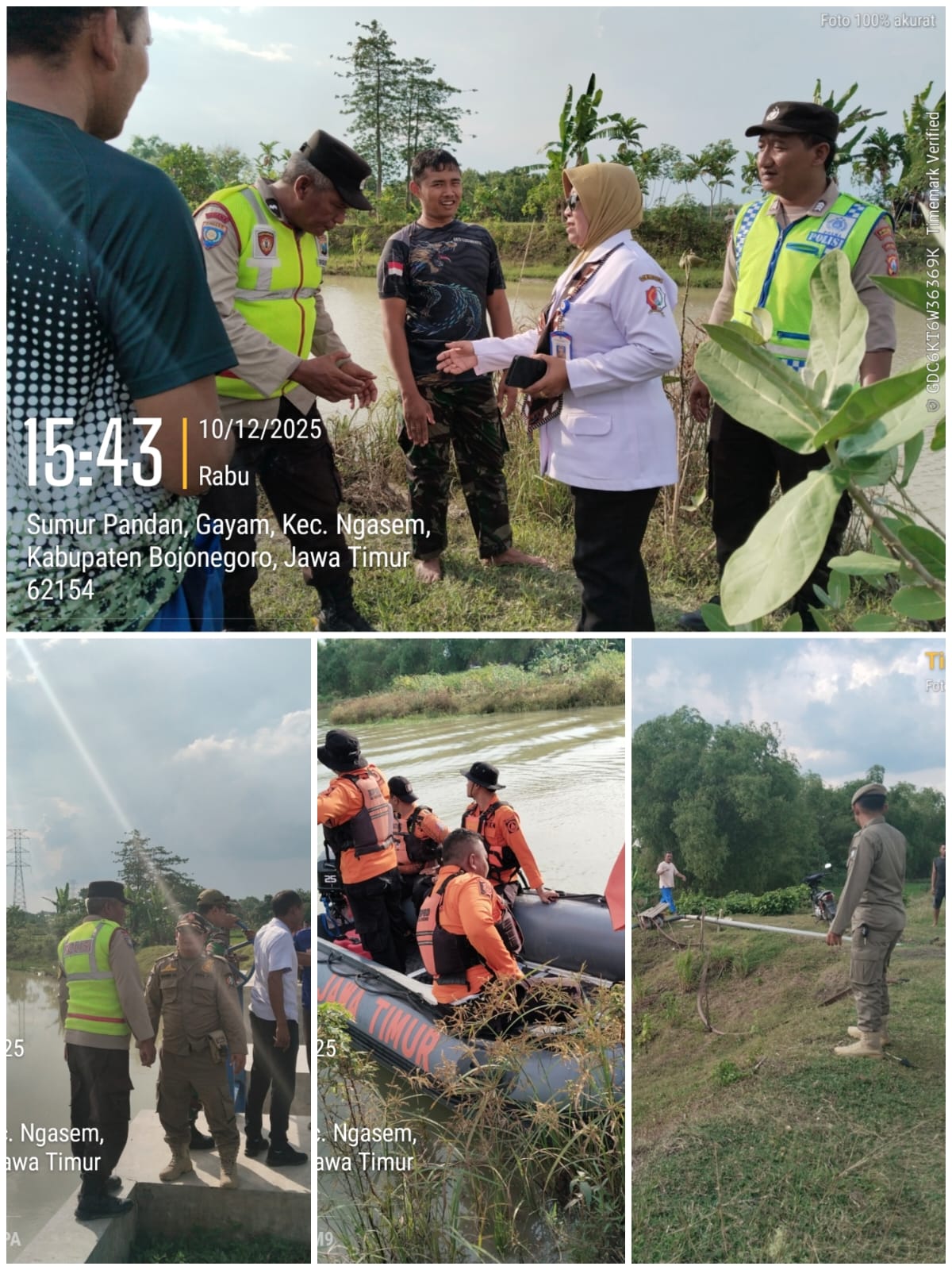Kejadian Anak Tenggelam di Embung Kali Glonggong Desa Gayam
