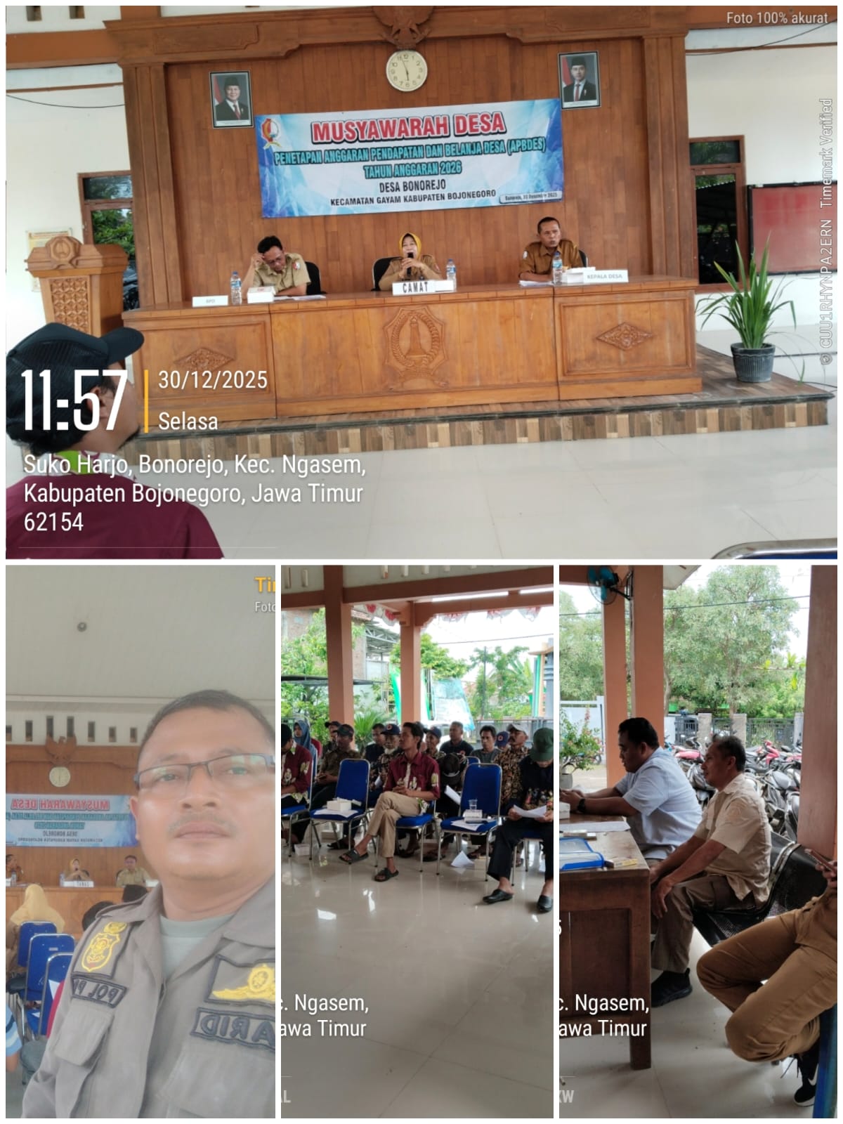 Musyawarah Desa Penetapan Anggaran Pendapatan Dan Belanja Desa ( APBDes) Desa Bonorejo