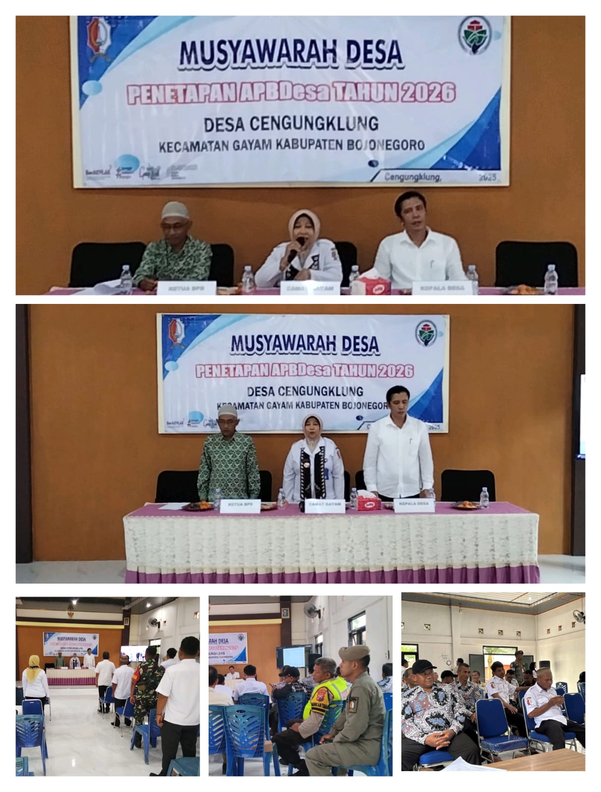 Musyawarah Desa Penetapan Perdes Anggaran Pendapatan Dan Belanja Desa ( APBDes) Desa Cengungklung