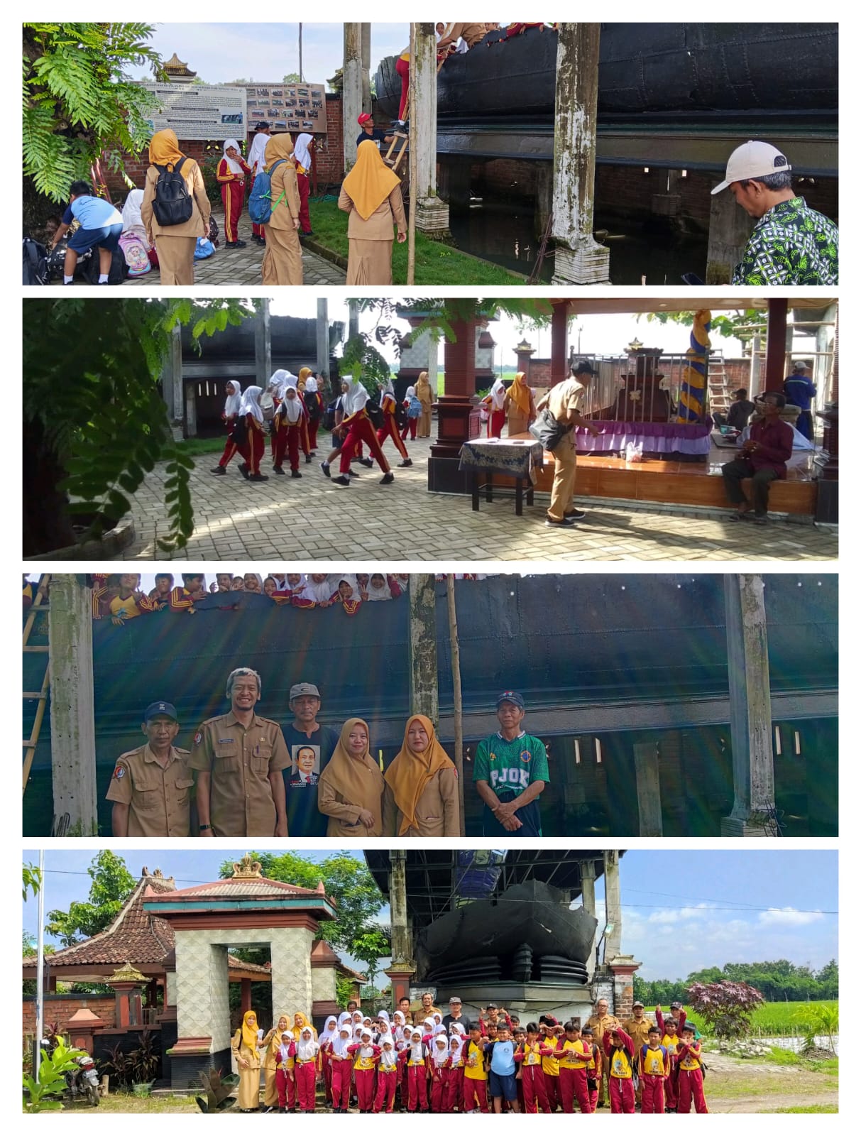 Kunjungan Sekolah SD Beged dalam kegiatan Pelestarian Cagar Budaya (PERCAYA)