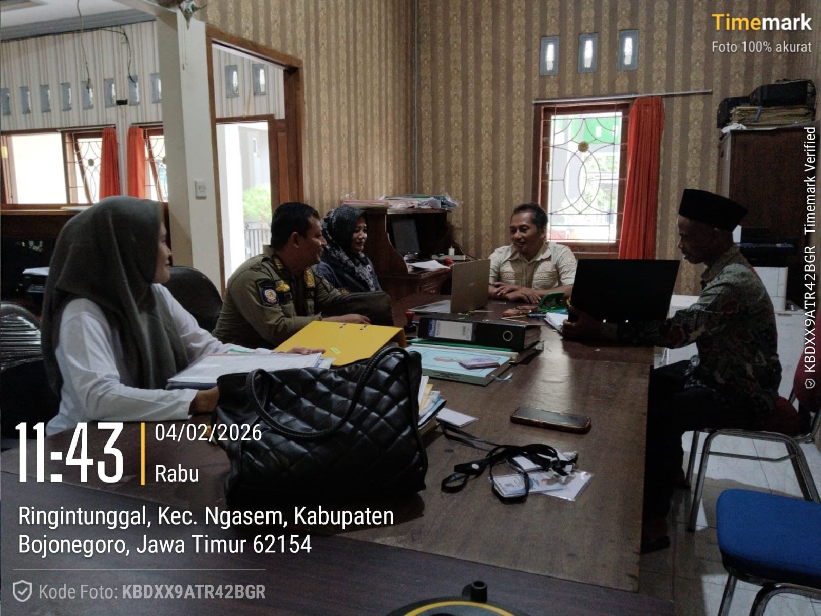 Patroli Trantibum Dan monitoring Anggota Linmas Desa