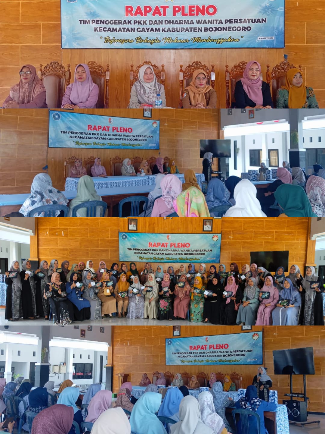 Pleno PKK dan Dharma Wanita di rangaki dengan Pengajian Bulan Suci Ramadhan