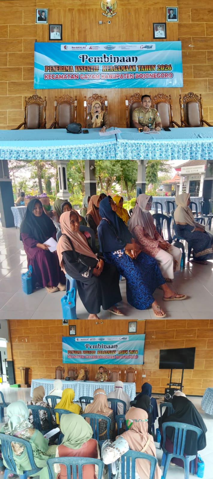 Pembinaan Penerima Insentif Keagamaan ( Modin Wanita) se Kecamatan Gayam Tahun 2026