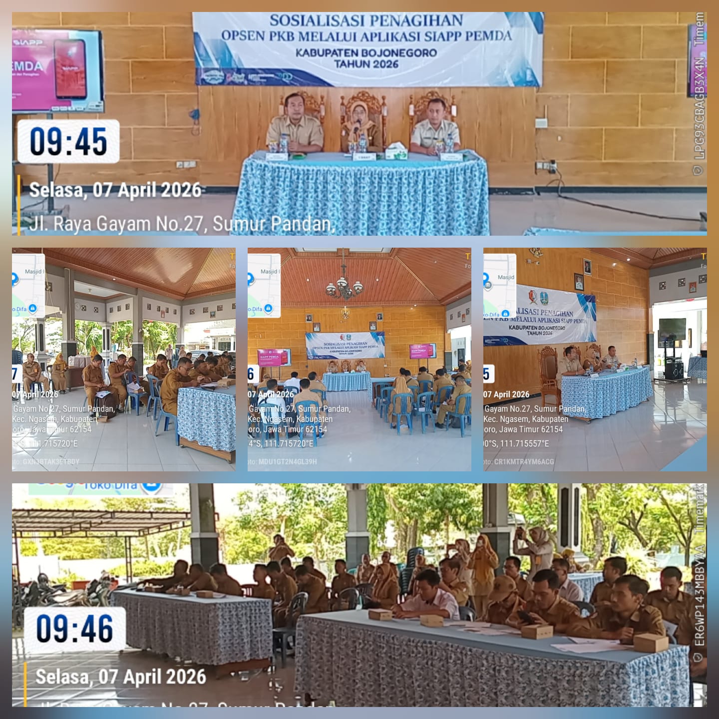 Sosialisasi Penagihan  Opsen PKB melalui Aplikasi SIAP PEMDA Kabupaten Bojonegoro Tahun 2026