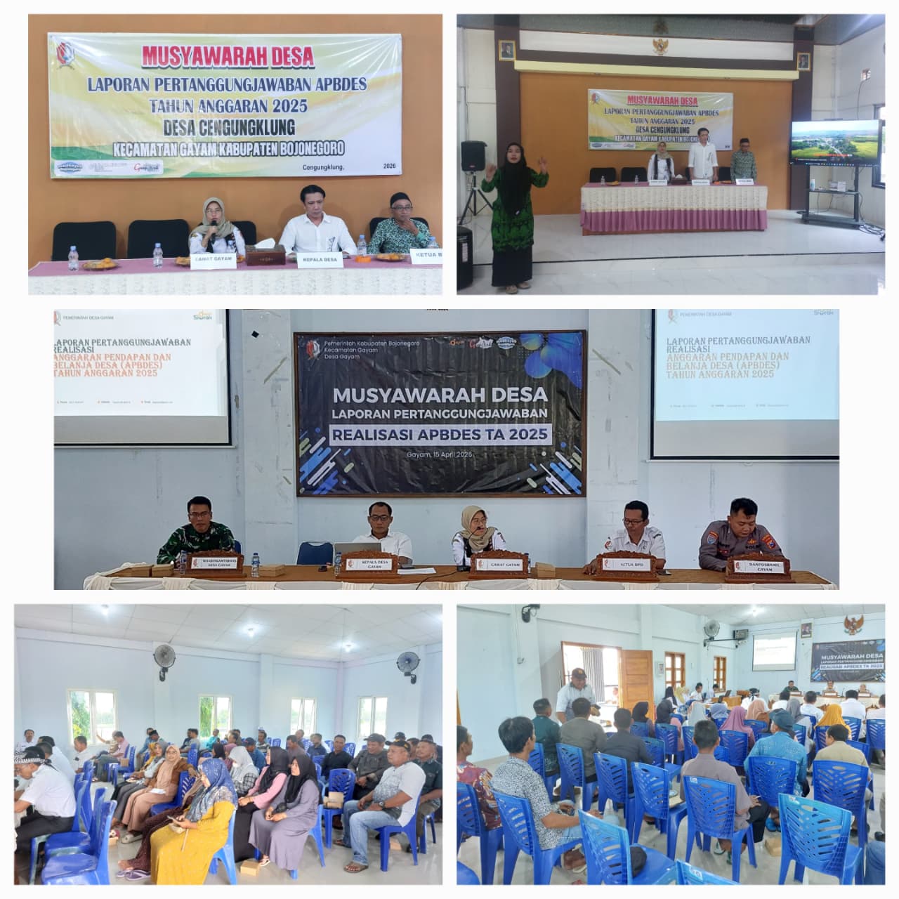 Musyawarah Desa Laporan Keterangan  Pertanggungjawaban (LKPJ) Realisasi APBDesa TA. 2025