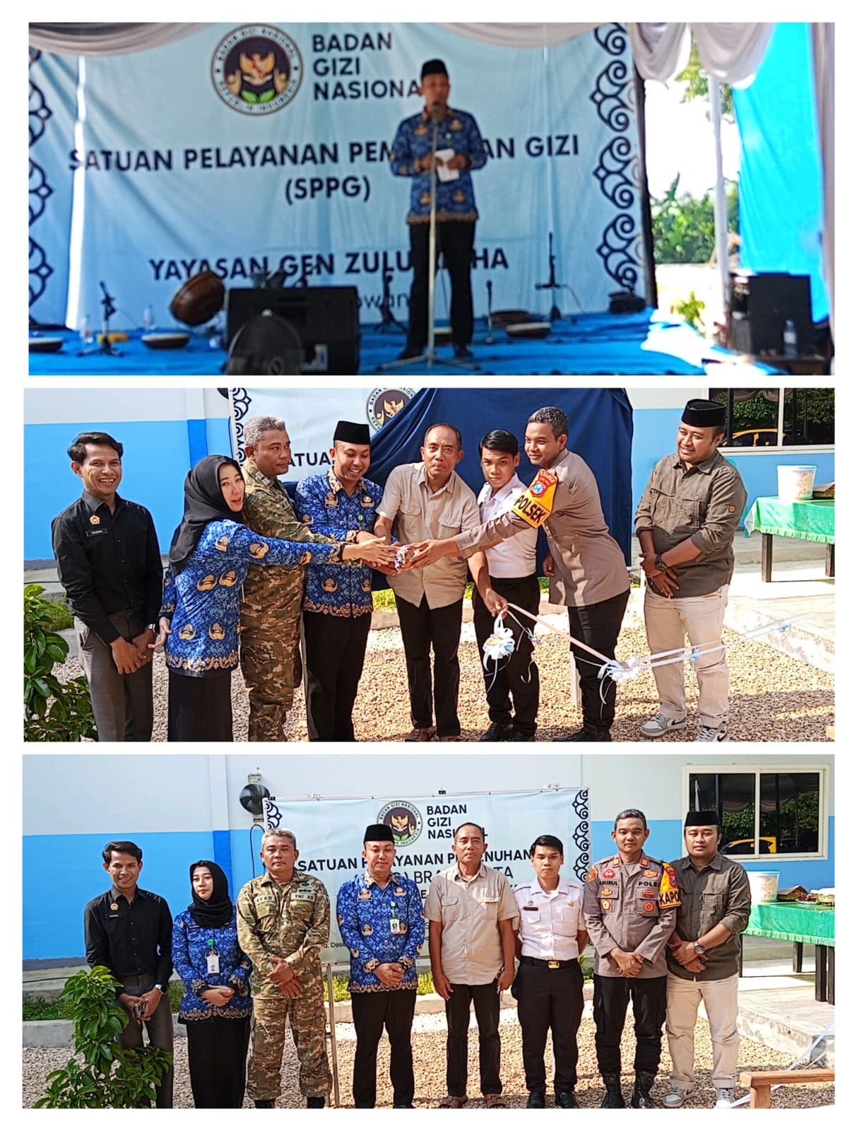 Opening SPPG BRATA TIRTA Desa Brabowan Kecamatan Gayam