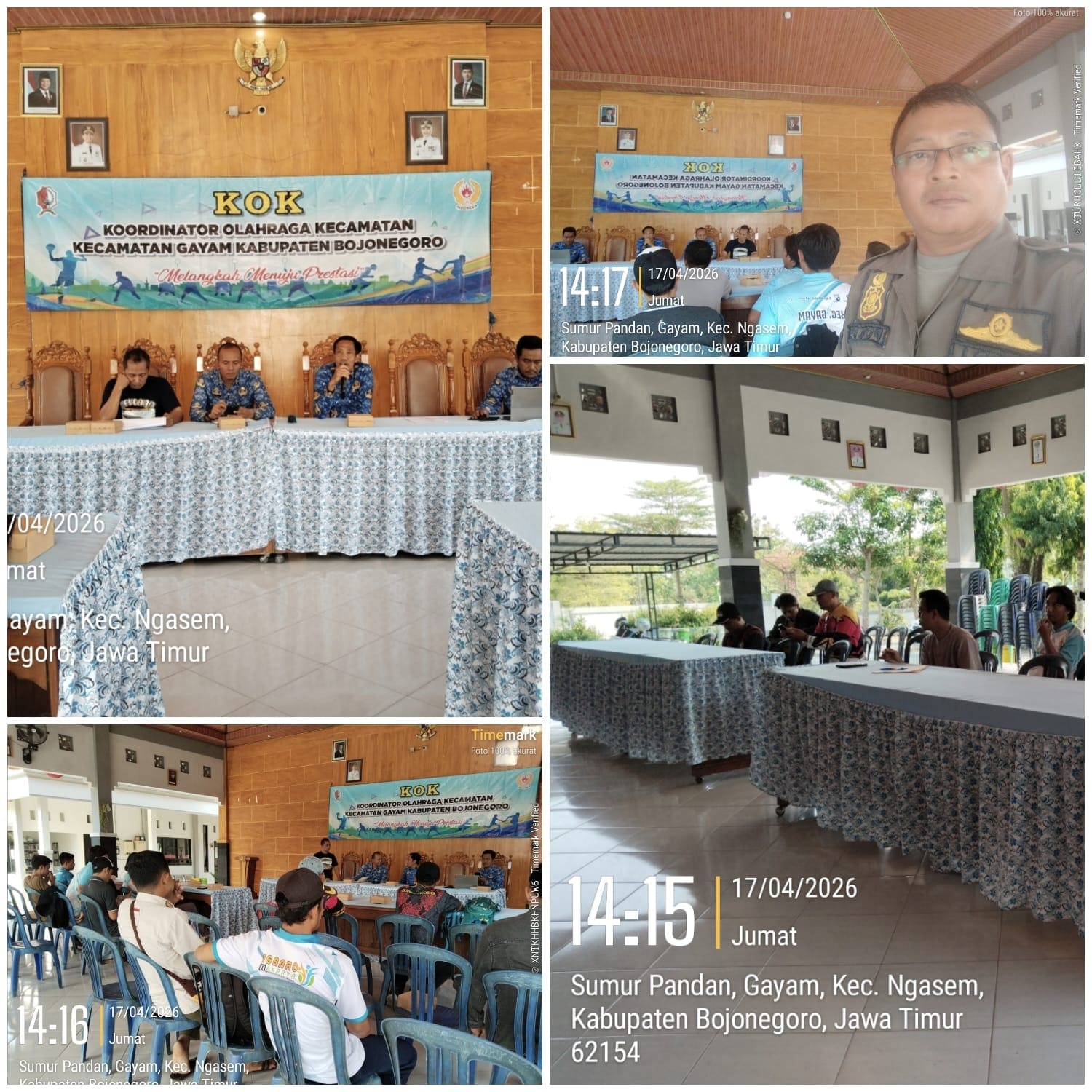 KOK Koordinator Olahraga Kecamatan Kecamatan Gayam Kabupaten Bojonegoro