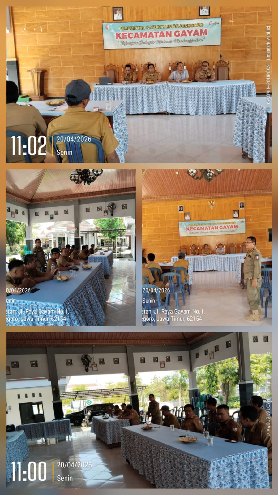 Koordinasi/Konfrensi Perangkat Desa ( Kepala Dusun ) se Kecamatan Gayam Tahun 2026