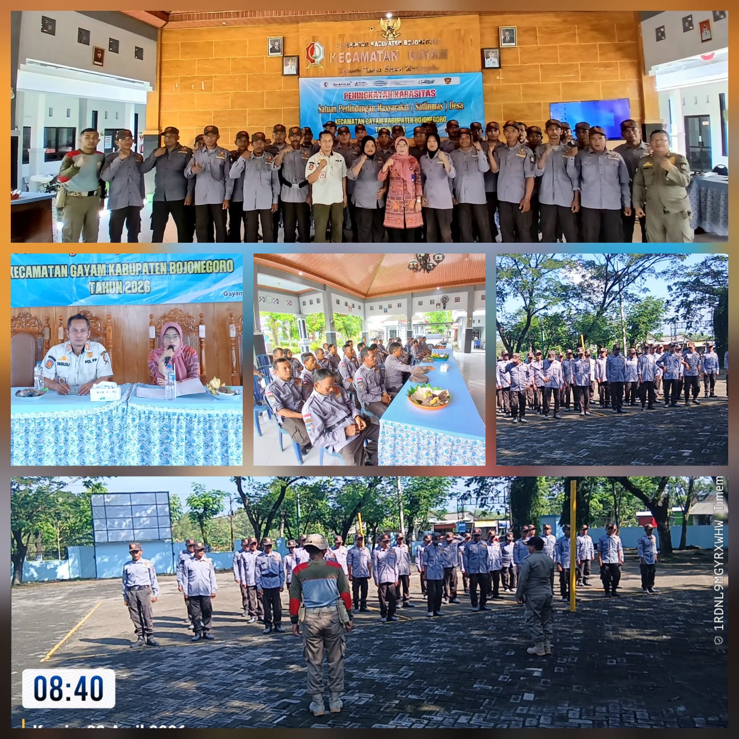 Peningkatan Kapasitas Satlinmas Desa Cengungklung Kecamatan Gayam Tahun 2026