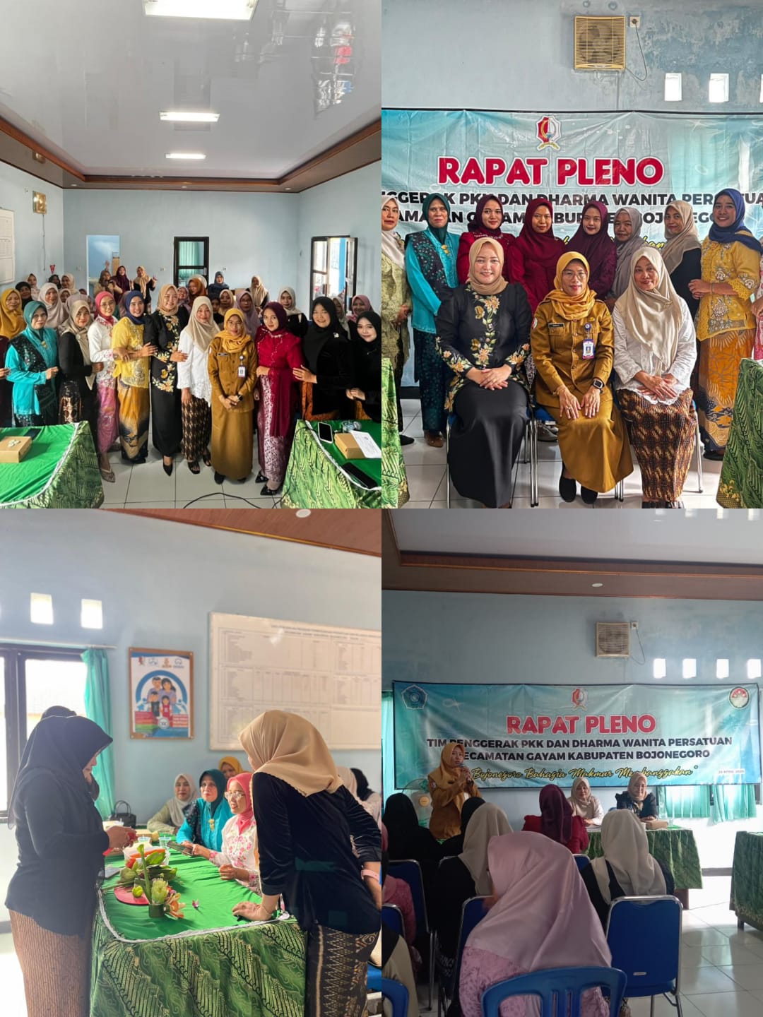 Pleno PKK dan Dharma Wanita di Rangkai dengan Peringatan Hari Kartini