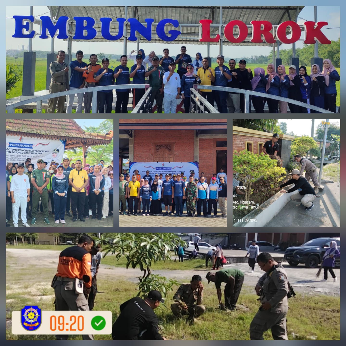 Pencanangan Bulan Bhakti Gotong Royong ( BBGRM ) Ke 23 Tahun 2026 Kecamatan Gayam