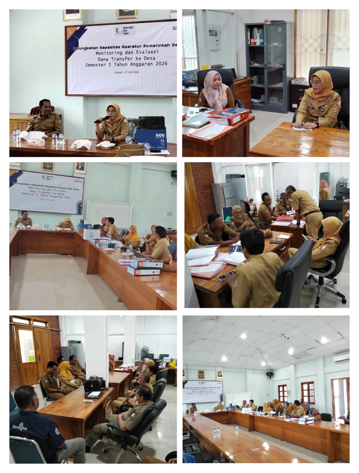 Monitoring Dan Evaluasi Dana Transfer Ke Desa Semester 1 Tahun Anggaran 2026.