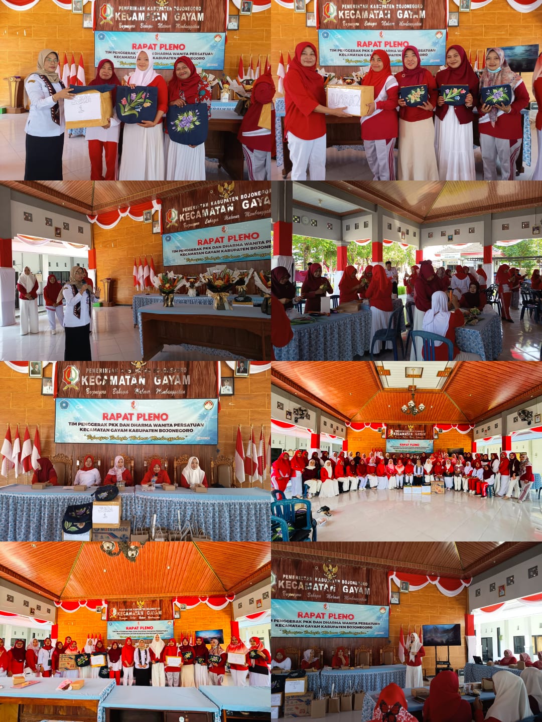 Rapat Pleno PKK dan DWP Kecamatan Gayam