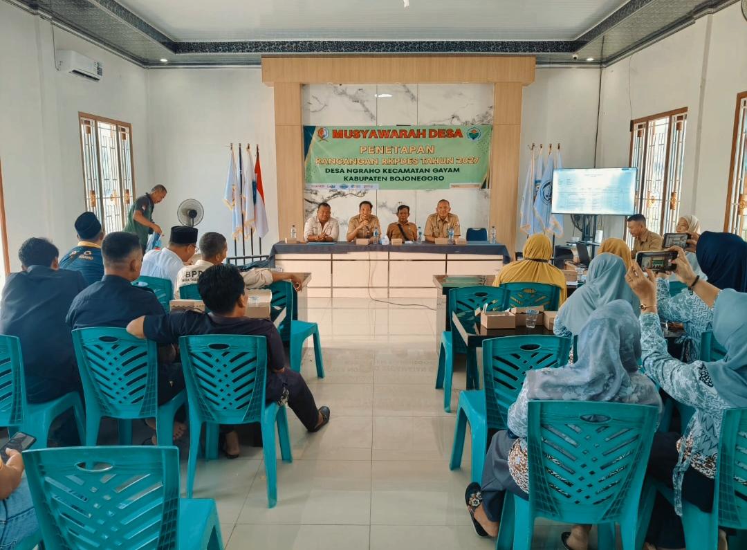 MusrenbangDes RKPDes Tahun 2027 Desa Ngraho Kecamatan Gayam