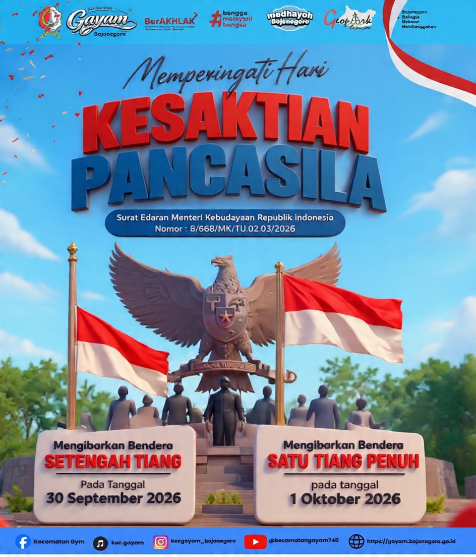 Memperingati Hari Kesaktian Pancasila 2026