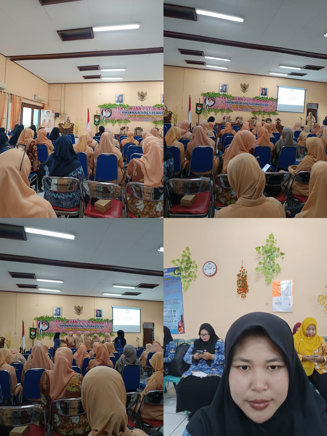 Pleno Pertemuan Rutin Anggota Dharma Wanita Persatuan Kabupaten Bojonegoro