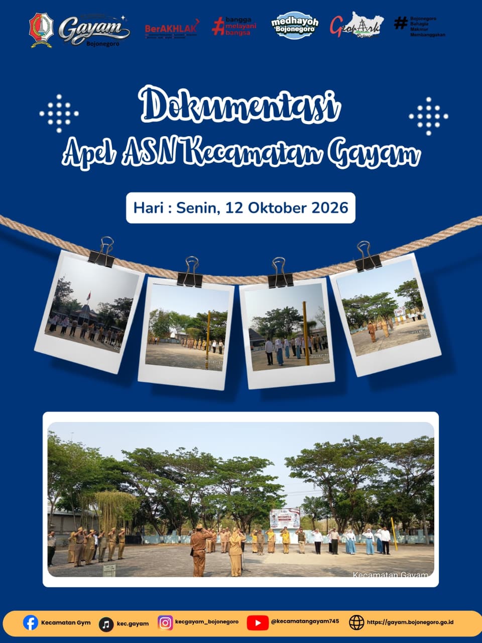 Apel Pagi Hari Senin 12 Oktober 2026