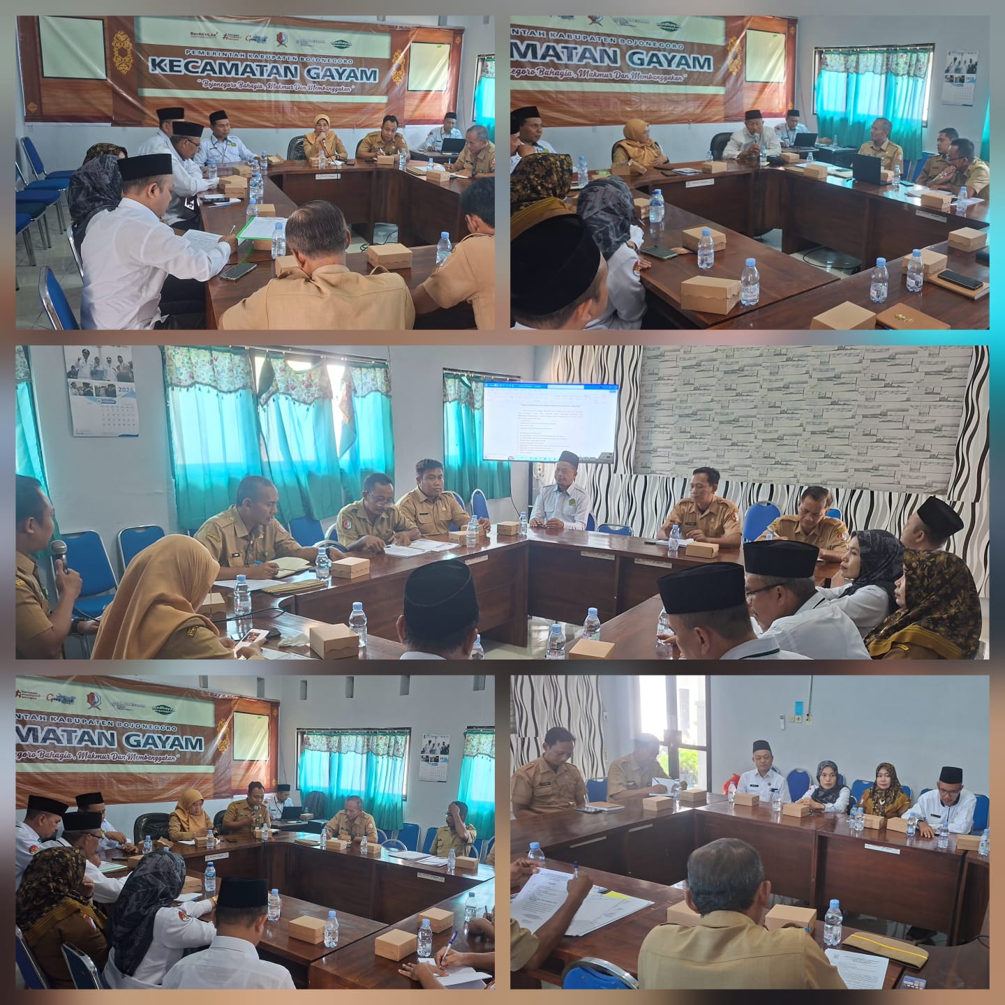 Rapat Koordinasi Persiapan Lahan Pembangunan Kantor KUA Kecamatan Gayam