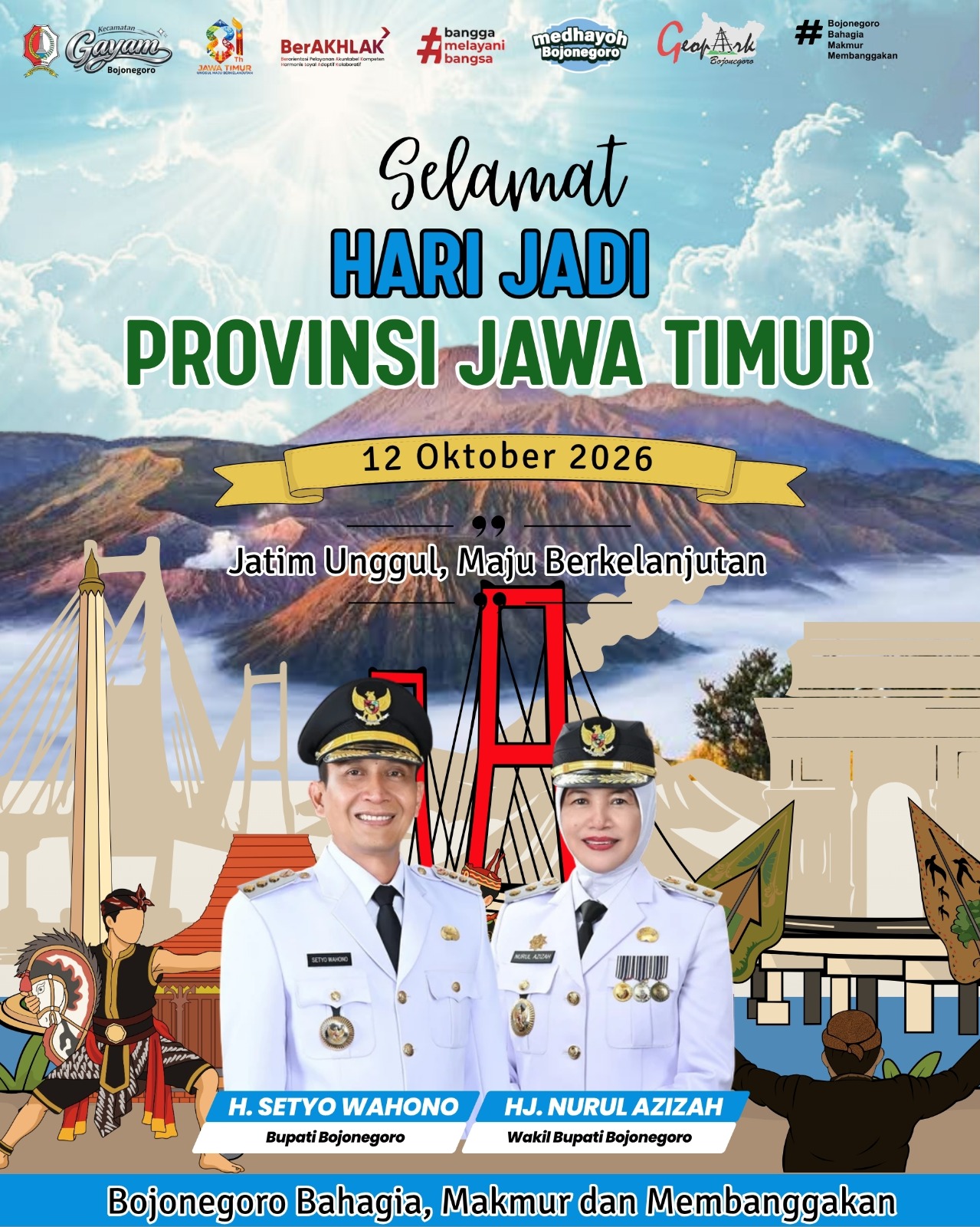 Selamat Hari Jadi Provinsi Jawa Timur