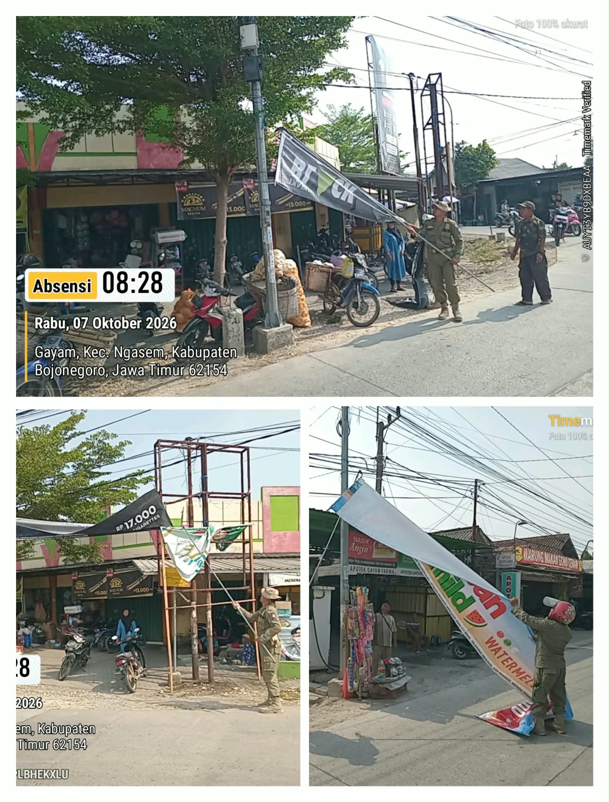 Penertiban Banner