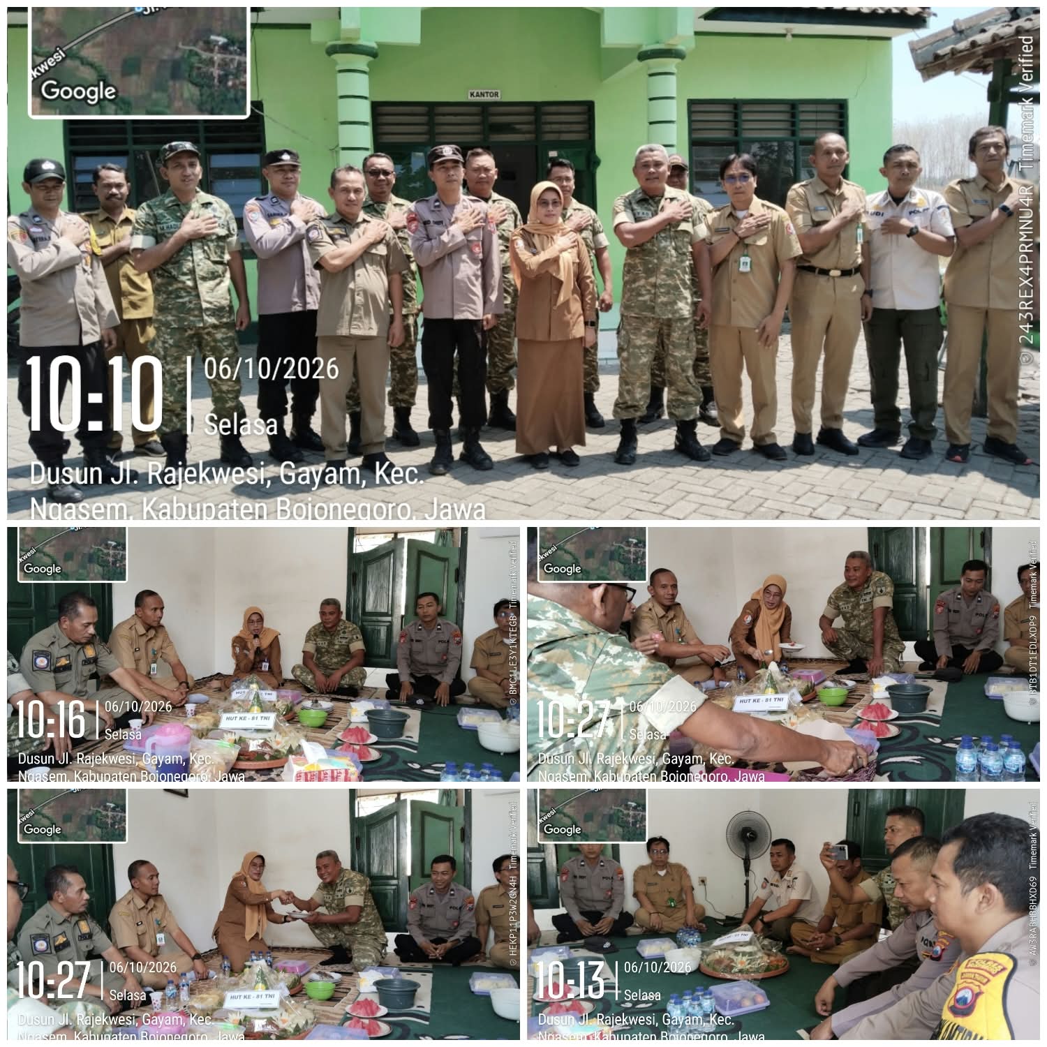 Tasyakuran  HUT Ke-81 TNI