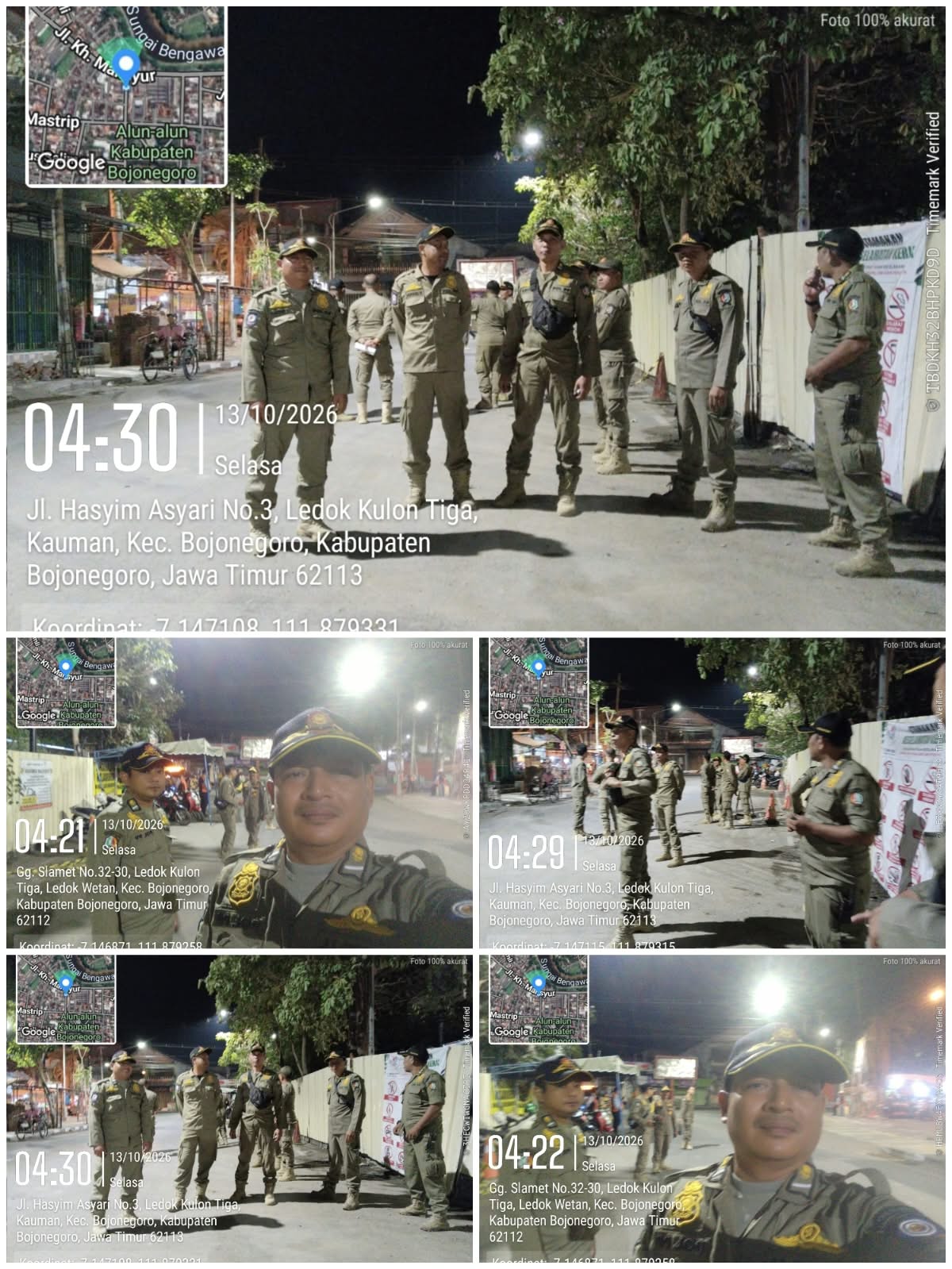 Penertiban Pedagang Di Pasar Kota