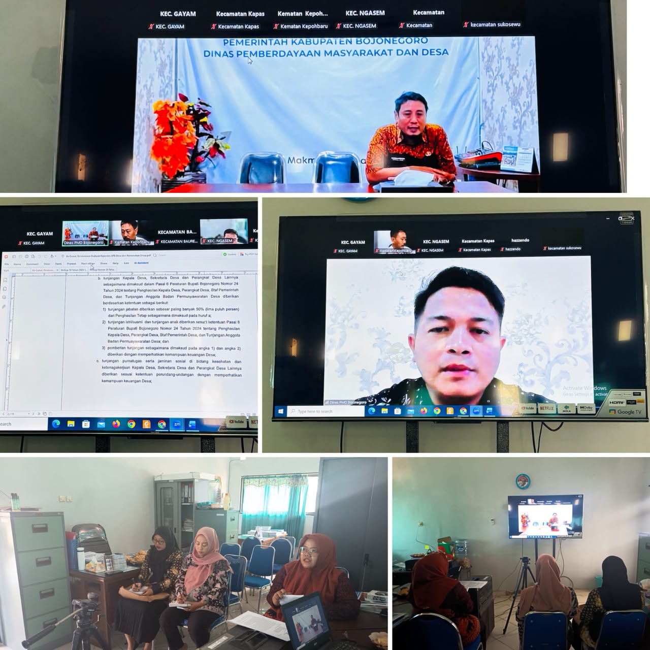 Rapat Penyampaian Mekanisme Evaluasi kepada Tim Evaluasi Raperdes