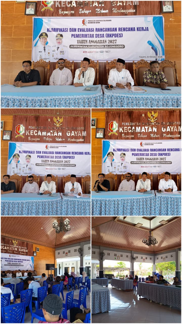 Klarifikasi dan Evaluasi Rancangan Rencana Kerja Pemerintah Desa (RKPDes) Tahun Anggaran 2027