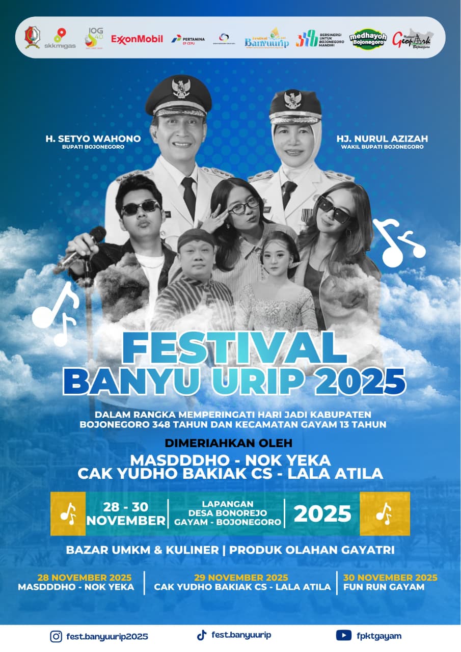 Festival Banyu Urip Kecamatan Gayam Tahun 2025