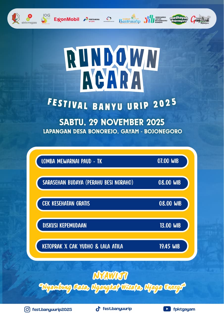 Festival Banyu Urip Kecamatan Gayam Tahun 2025