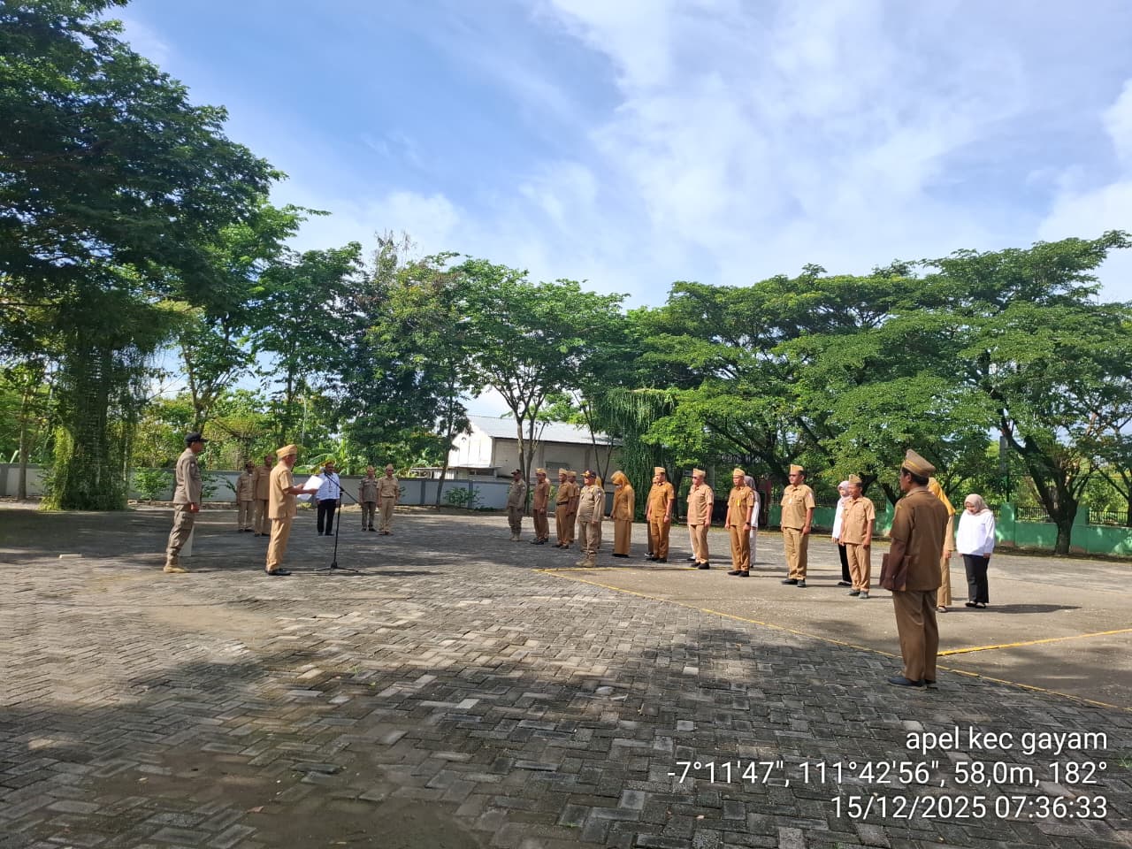 Apel Pagi Hari Senin, 15 Desember 2025