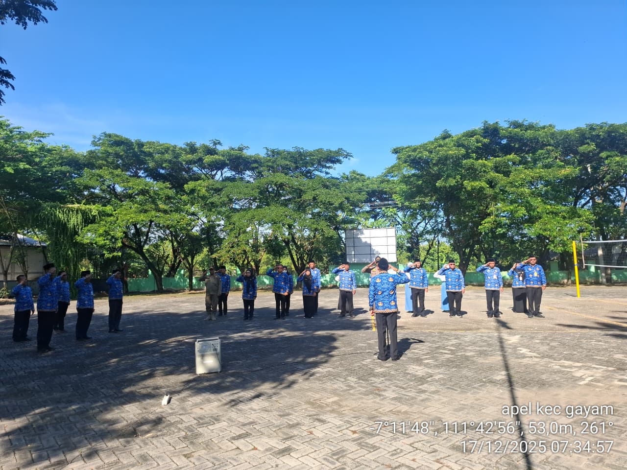 Apel Pagi Hari Rabu 17 Desember 2025
