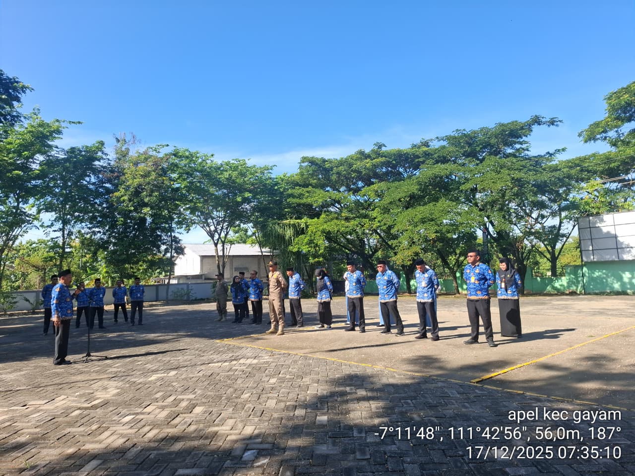 Apel Pagi Hari Rabu 17 Desember 2025