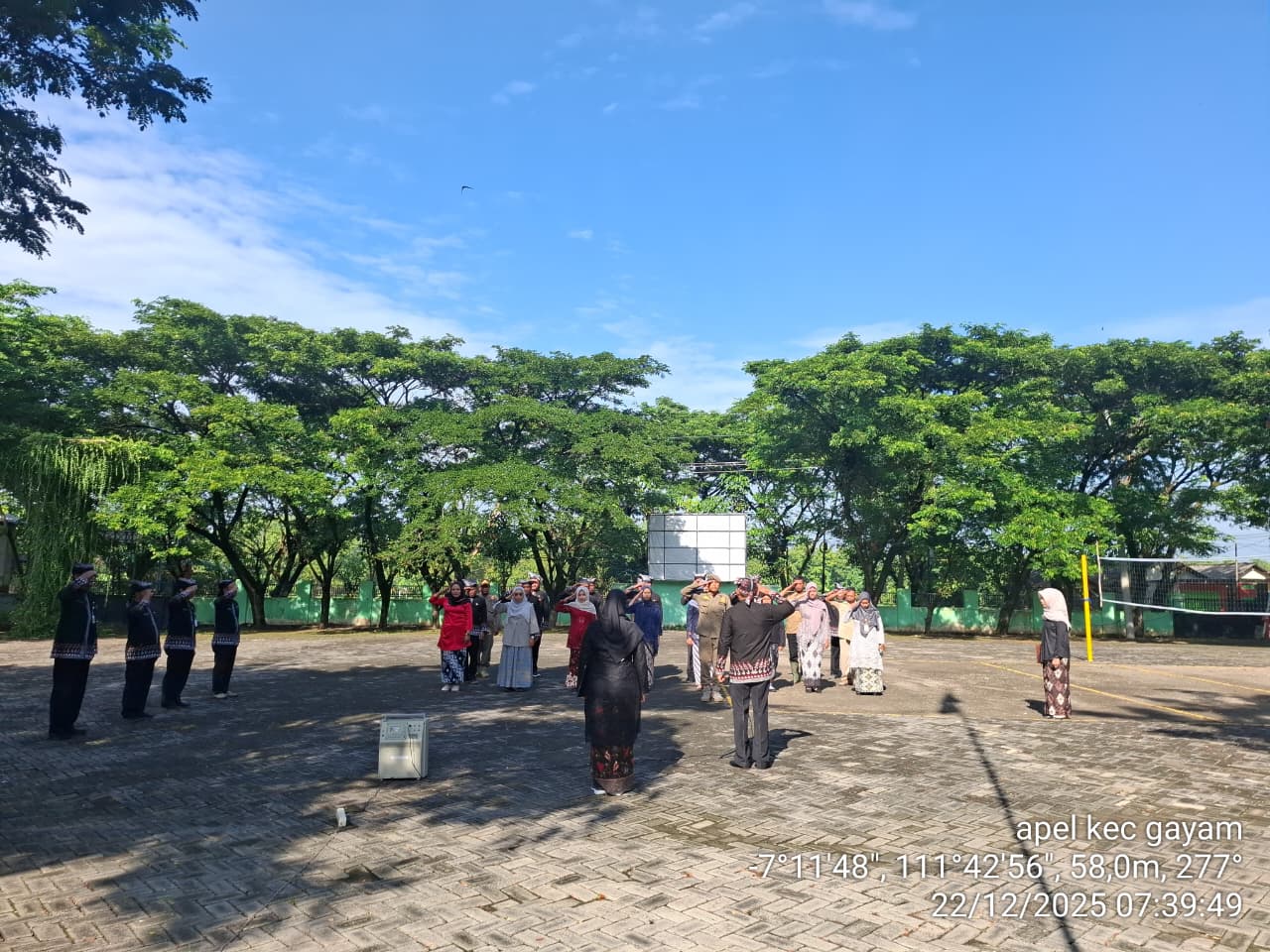 Apel Pagi Hari Senin, 22 Desember 2025