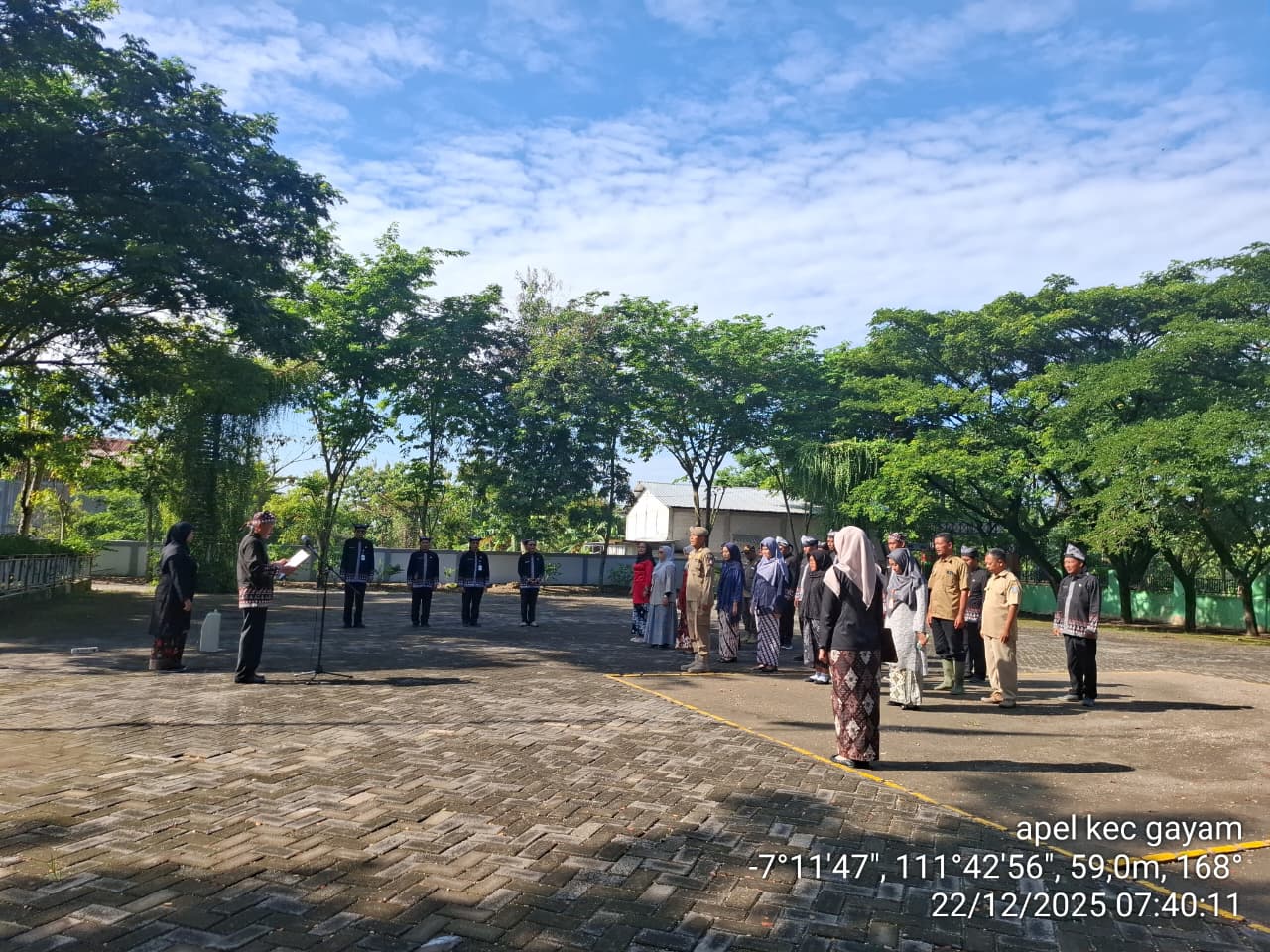 Apel Pagi Hari Senin, 22 Desember 2025