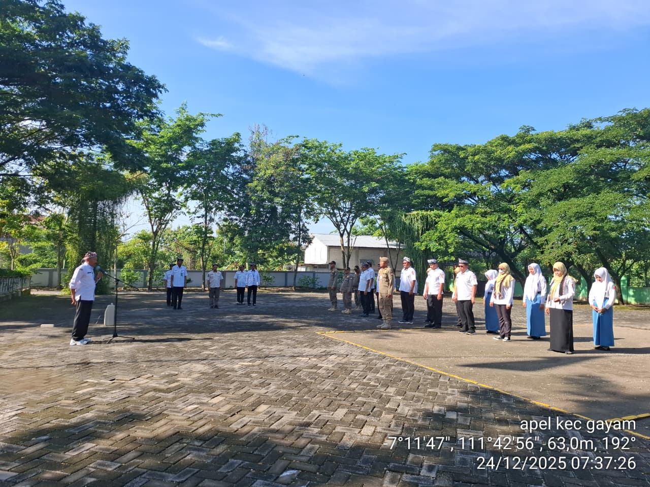 Apel Pagi Hari Rabu 24 Desember 2025