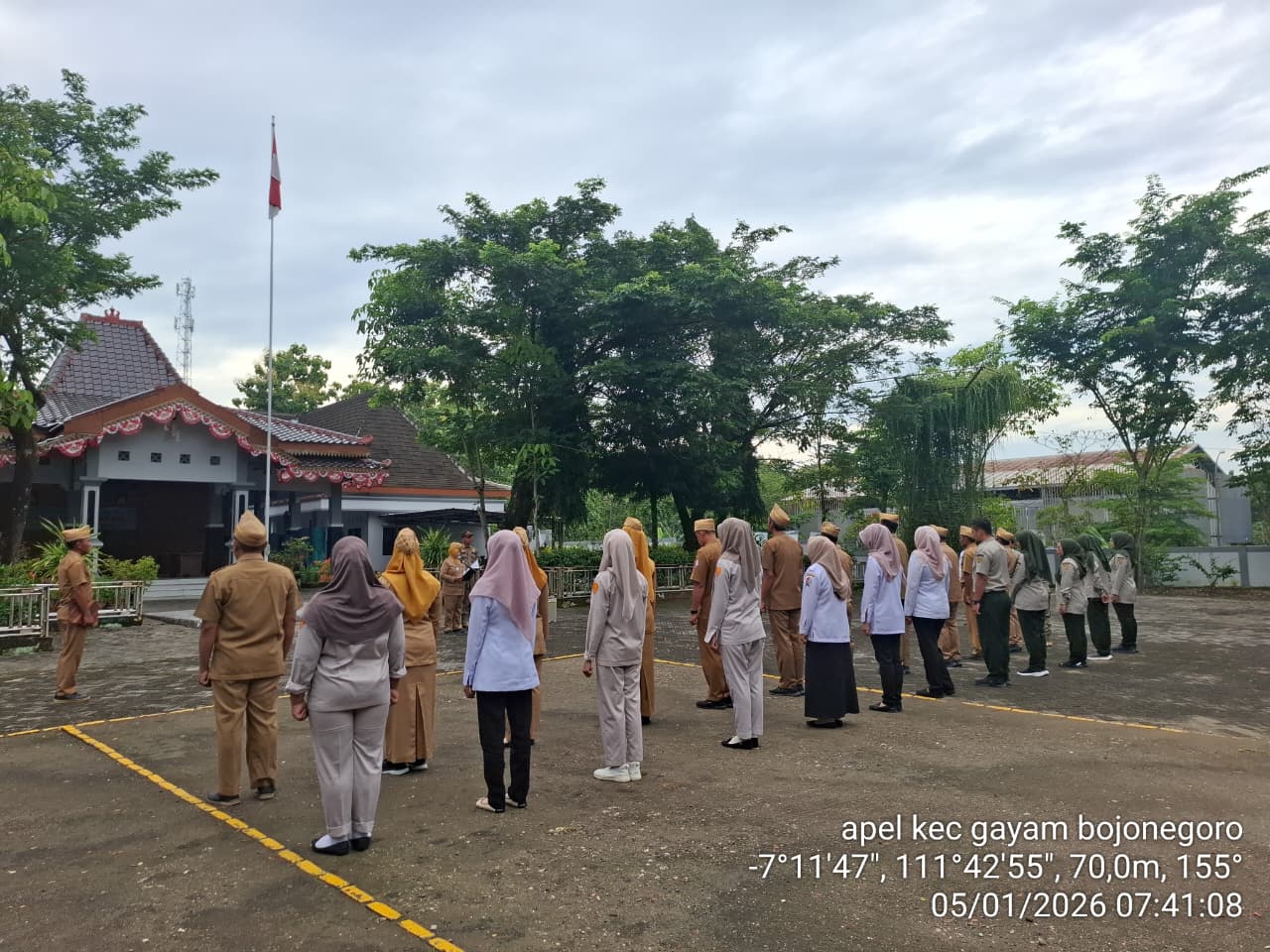 Apel Pagi 5 Januari 2026 di lanjut rapat internal