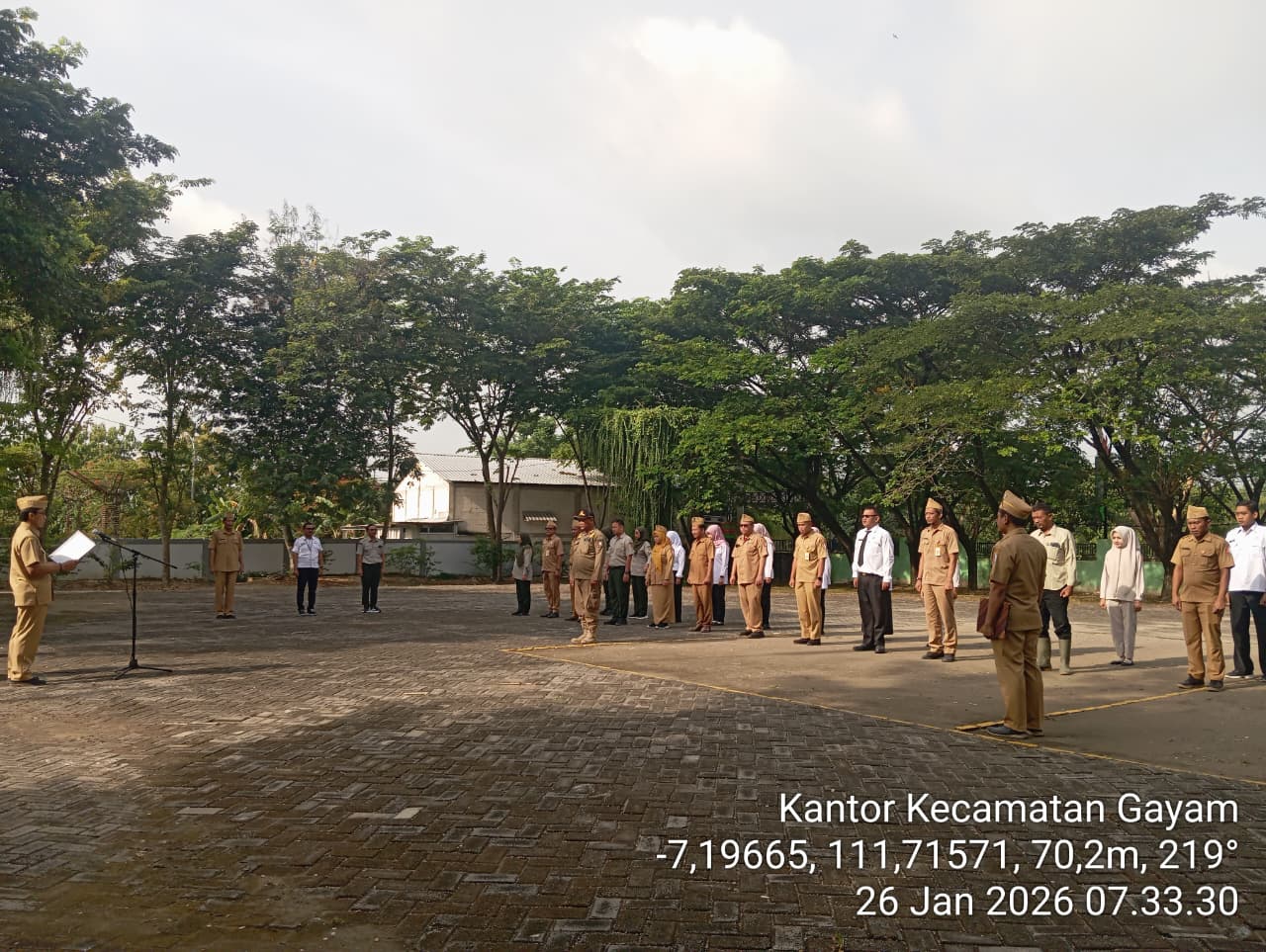 Apel Pagi Hari Senin 26 Januari 2026