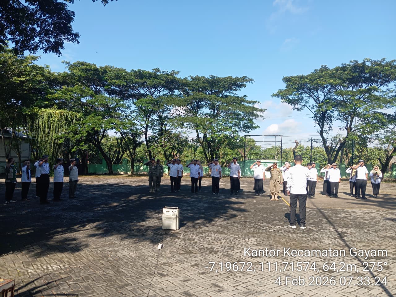 Apel pagi hari rabu tanggal 4 Februari 2026
