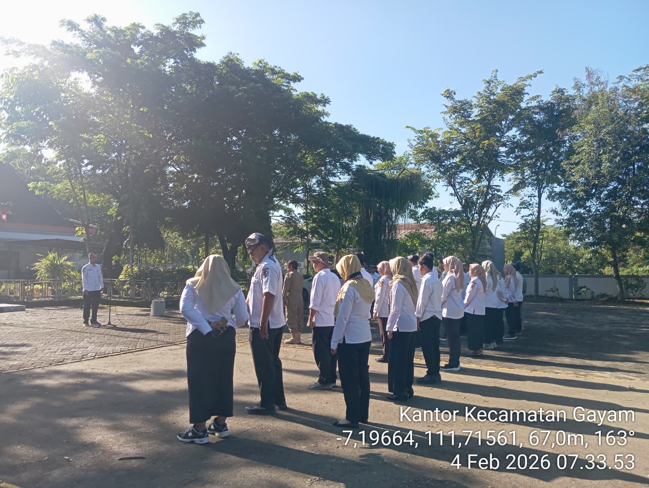 Apel pagi hari rabu tanggal 4 Februari 2026