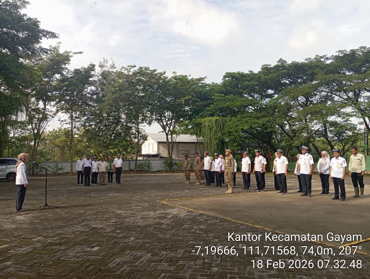 Apel Pagi Hari Rabu Tanggal 18 Februari 2026