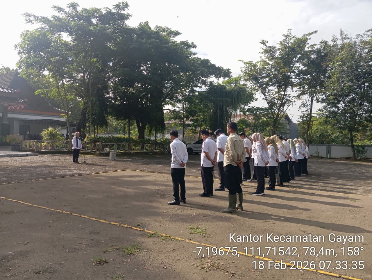 Apel Pagi Hari Rabu Tanggal 18 Februari 2026