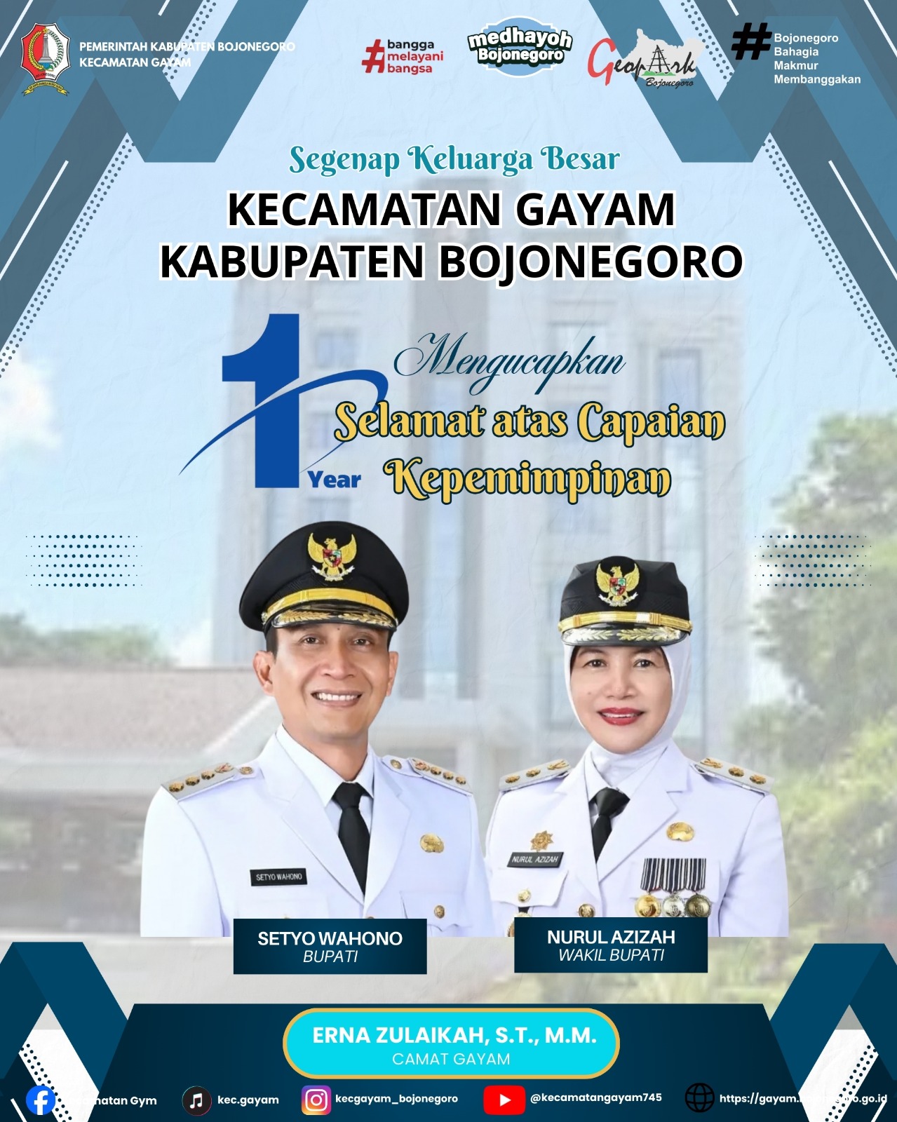 1 Tahun Merajut Kebersamaan Membangun Bojonegoro