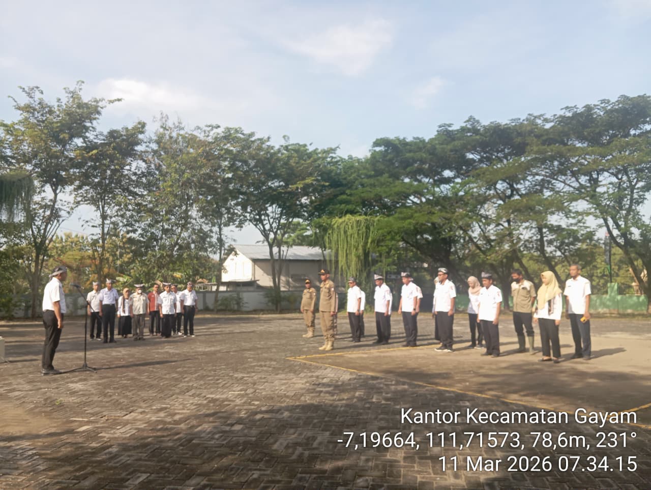 Apel Pagi Hari Rabu Tanggal 11 Maret 2026
