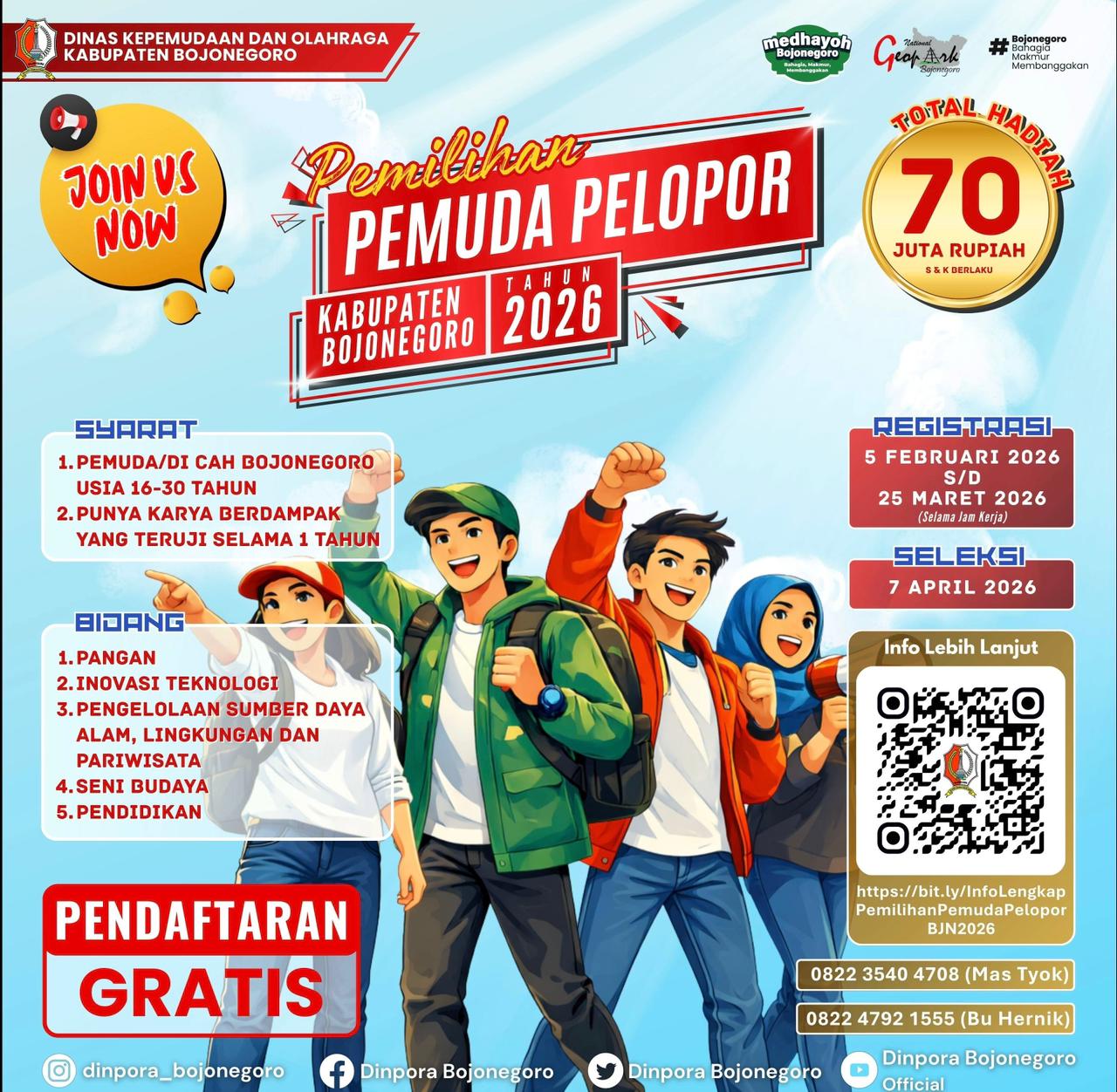PEMUDA PELOPOR<BR>BOJONEGORO
